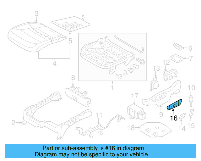 Knob 7P6-959-818-A-QWA - View 4