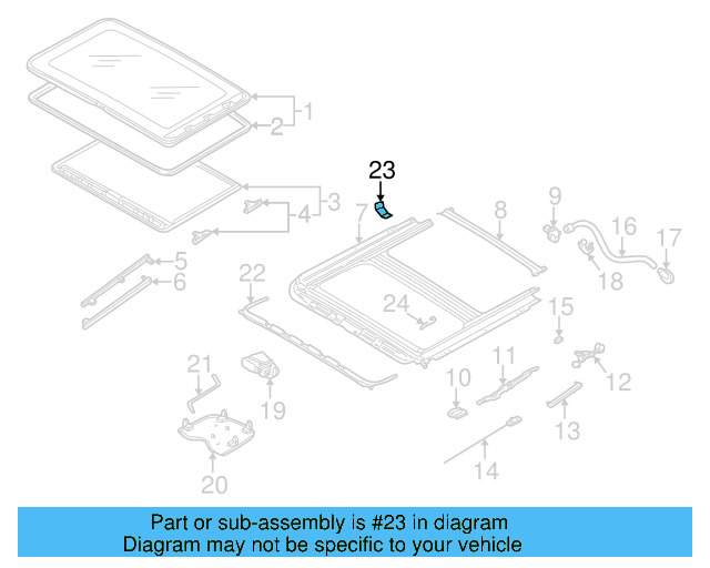 Deflector Mount Kit 8D5-898-671-A - View 45