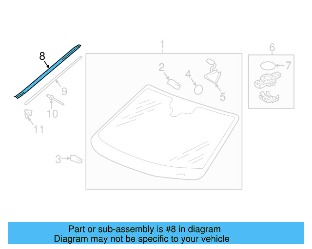 Reveal Molding 5NA-854-327-D-5AP - View 4
