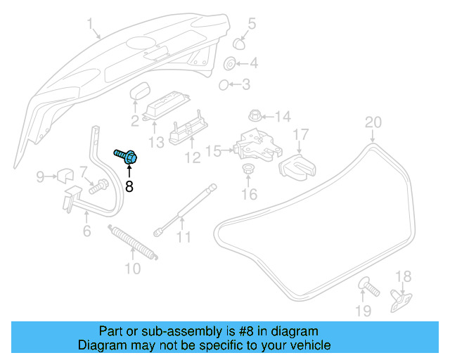 Hinge Bolt N-909-897-02 - View 7