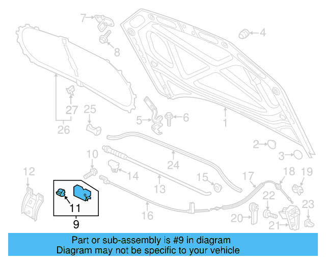 Lock & Switch 5U0-823-509-N - View 30