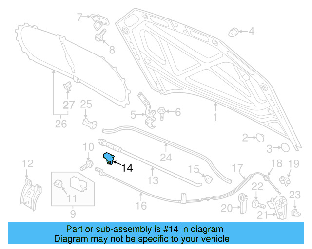 Support Rod Retainer 1U0-823-397-121 - View 23