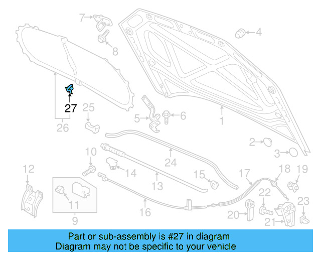 Insulator Clip 8E0-863-727-A - View 24