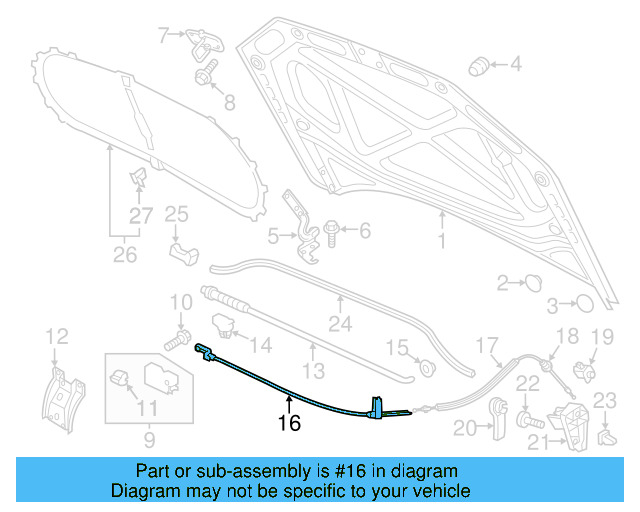 Release Cable 561-823-531-A