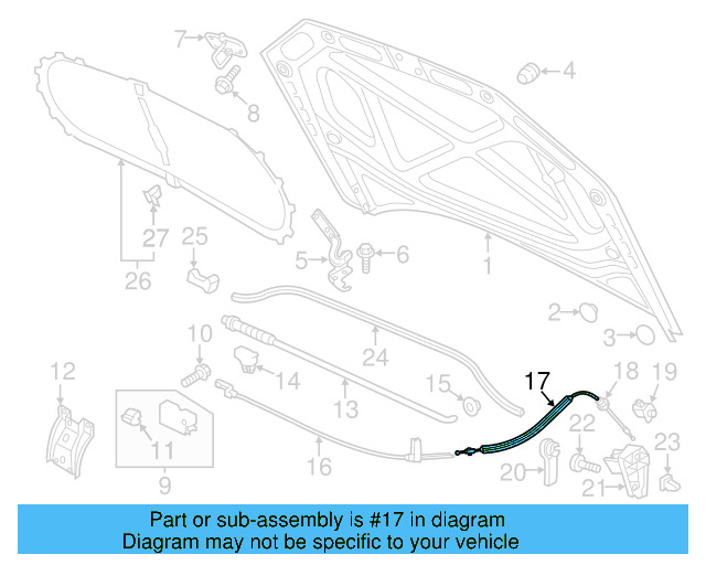 Release Cable 561-823-535 - View 12