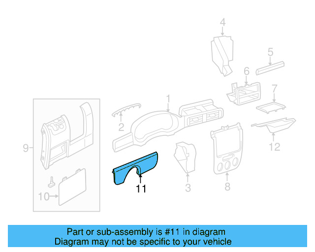 Instrument Panel Plug 1T0-857-489 - View 16
