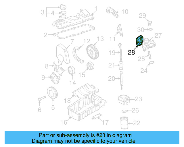 Engine Oil Cooler O 038-117-070-A - View 26