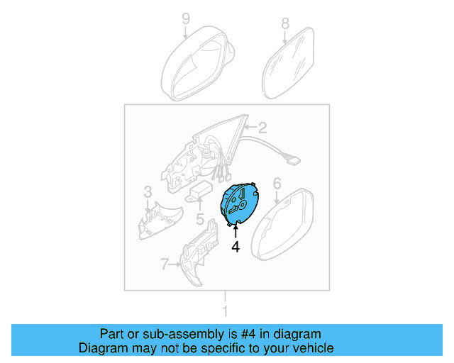 Adjust Motor 3D0-959-578-B - View 49
