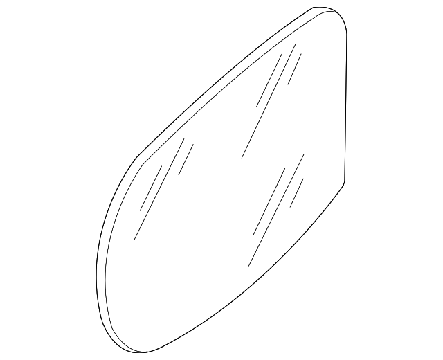 Mirror Glass 1K0-857-522-A