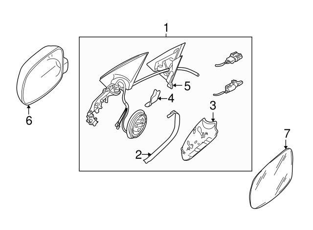 Inner Trim 3B0-857-602-01C - View 5