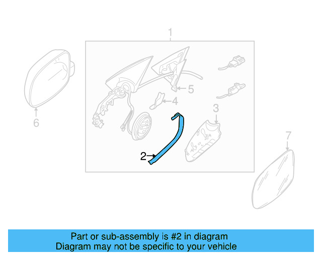 Inner Trim 3B0-857-602-01C - View 6