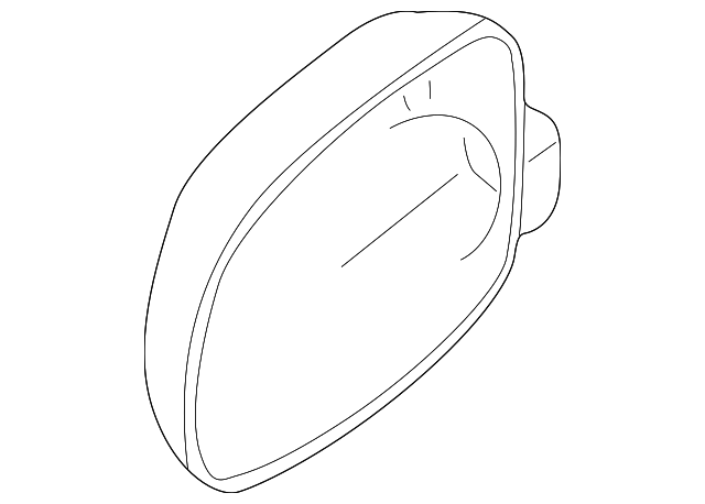 Door Mirror Cover (Unpainted) 3b0857538bgru - View 10