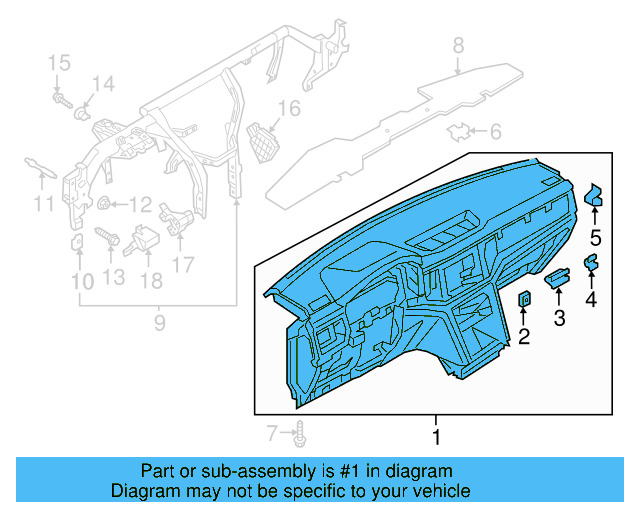 Instrument Panel 3CM-857-003-A-JDC