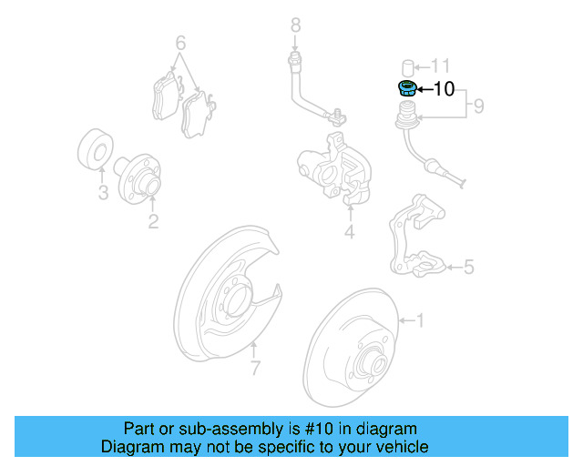 Speed Sensor Cup 893-927-809 - View 5