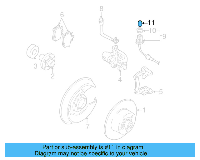 Speed Sensor Sleeve 443-927-817 - View 4