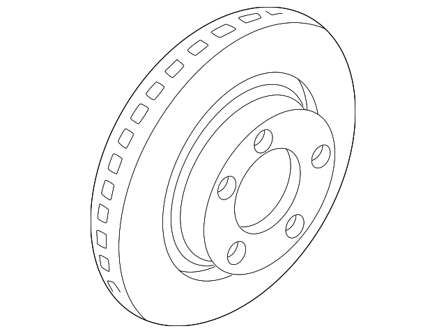 Disc Brake Rotor Front 4B0-615-301-B - View 5