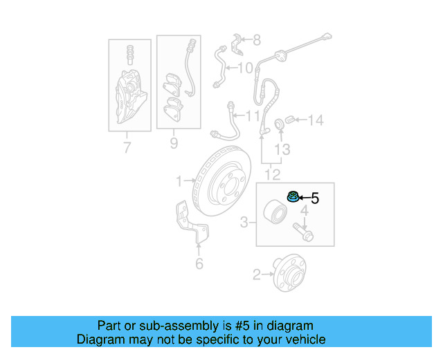 Stabilizer Link Lock Nut N-102-861-10 - View 42
