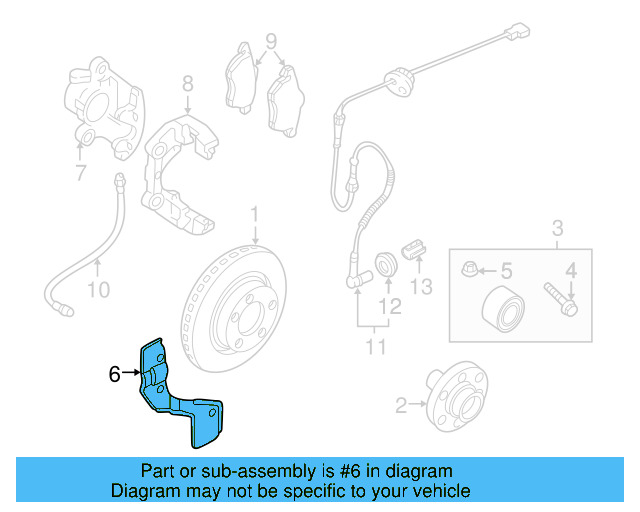 Splash Shield 8D0-615-311-E