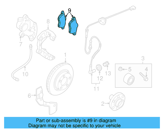 Brake Pads Front 4B0-698-151-AF - View 15