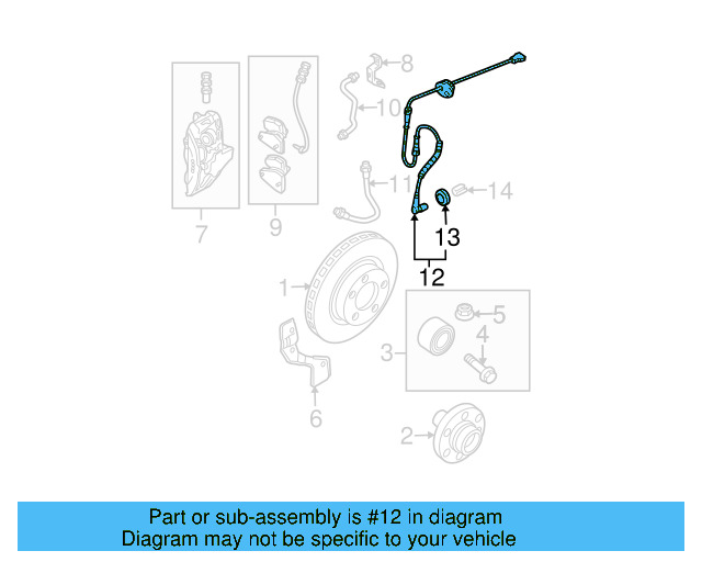 Speed Sensor 8D0-927-803-D - View 4