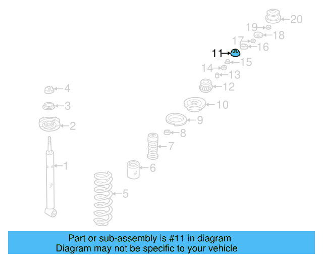 Spacer Sleeve Washer 191-512-335 - View 3