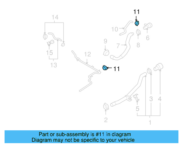 Overflow Hose Clamp N-906-867-01 - View 287