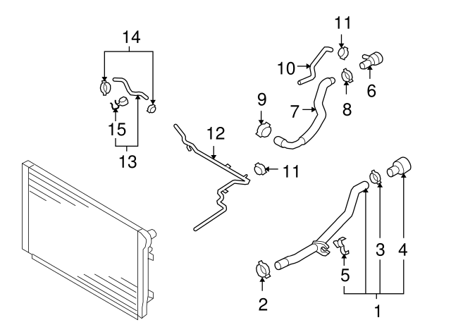 Lower Hose Clamp N-906-871-01 - View 125