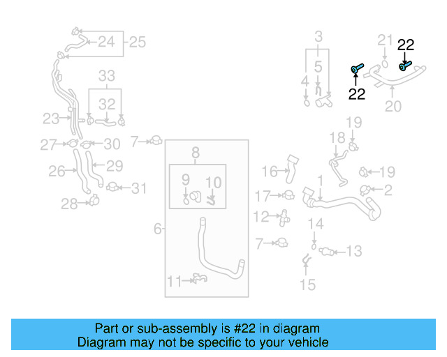 Oil Feed Tube Bolt N-104-056-04 - View 14
