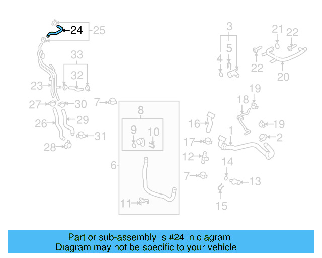 Reservoir Hose 5N0-121-109-E - View 3