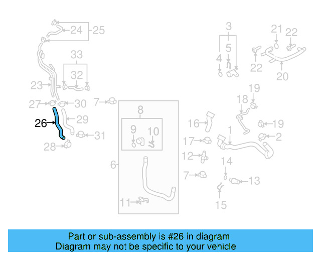 Outlet Hose 5N0-121-109-C
