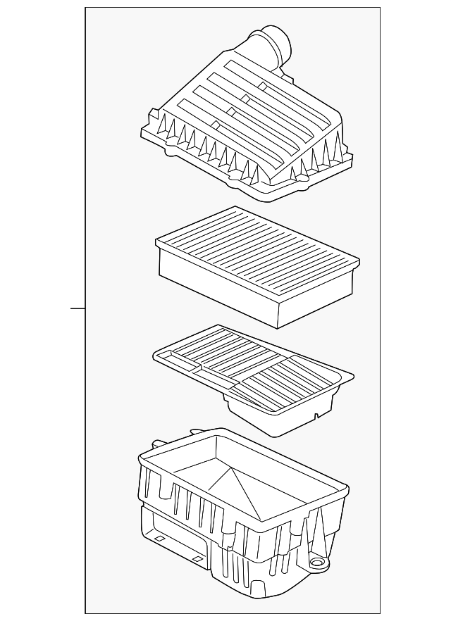 Air Cleaner Assembly 5QM-129-607-A - View 9