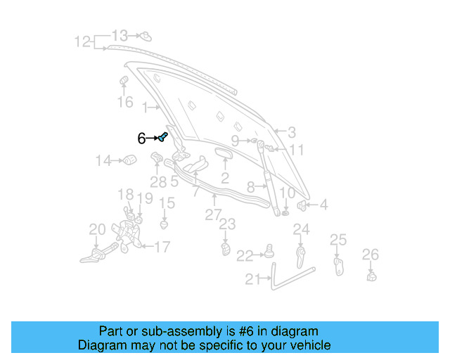 Hinge Bolt N-903-285-04 - View 4