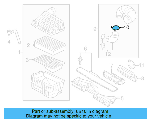 Intake Pipe Clamp N-909-525-01 - View 26