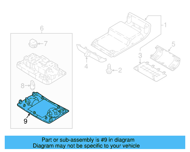 Lens 5G0-947-133-E-9B9 - View 5