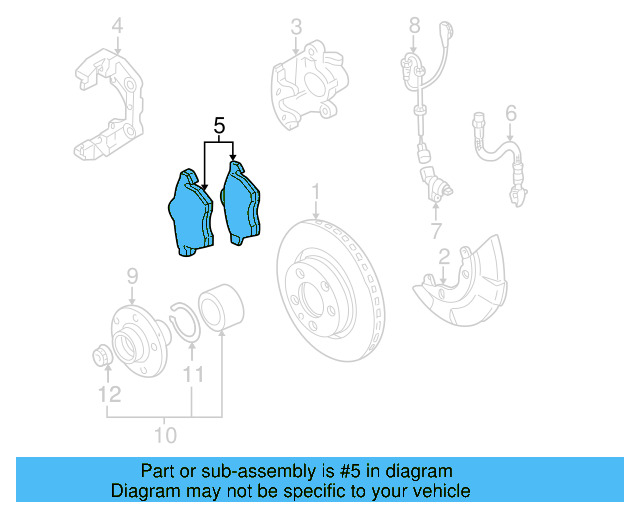 Brake Lining 1J0-698-151-Q - View 5