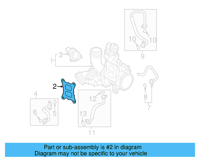 Gasket 06L-253-039 - View 32