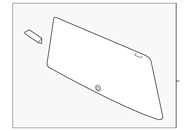 Lift Gate Glass 7P6-845-051-A-NVB