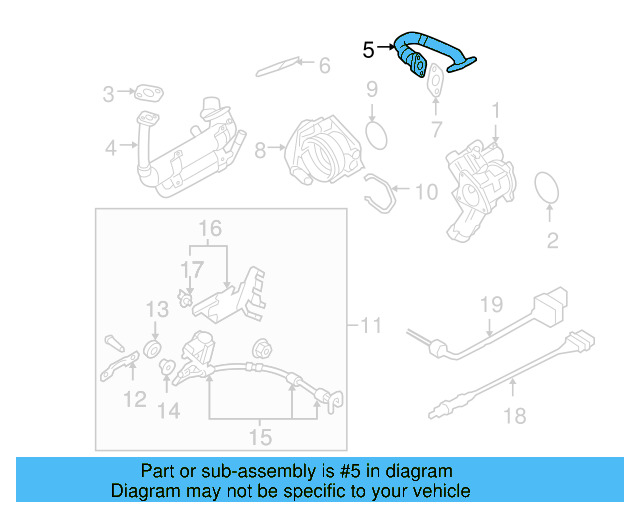 Egr Cooler 03G-131-512-AD - View 4