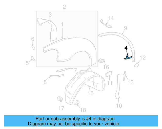 Fender Lower Bracket 1Y0-810-660-C - View 18