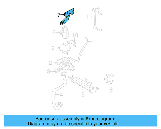Converter Bracket 1J0-906-483-S - View 6