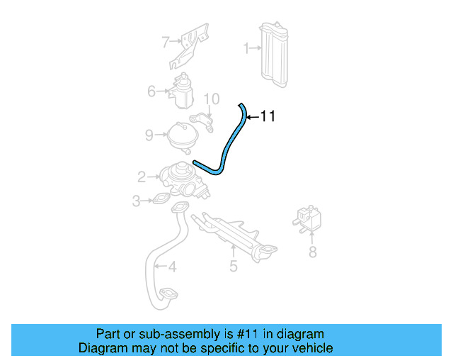 Vacuum Hose 038-131-055-BN - View 5