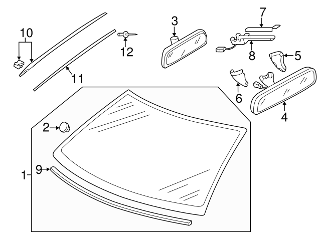 Mirror Inside 3C0-857-511-J-9B9 - View 51