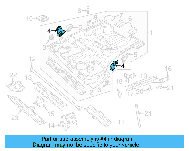 Center Bracket 5C5-804-094 - View 8