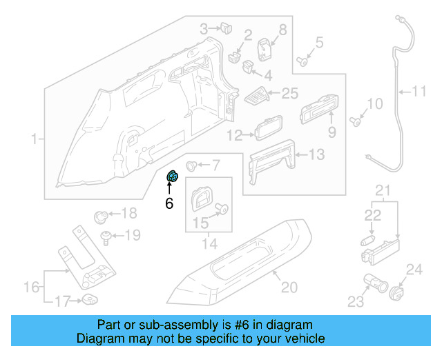 Side Trim Panel Screw N-906-986-06 - View 70