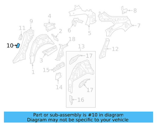 Pillar Reinforced Lock Plate 3G8-809-281 - View 3