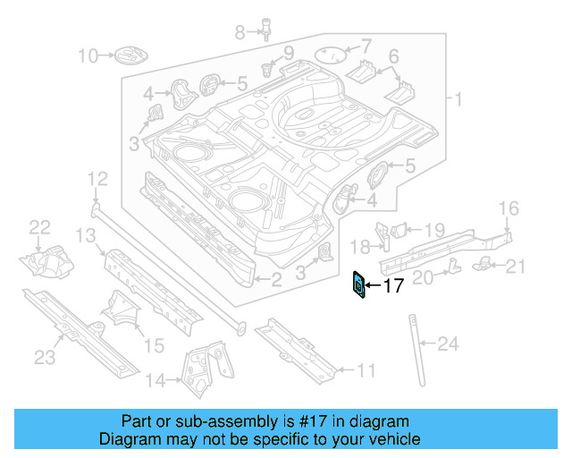 Front Retainer 5C0-803-127 - View 4