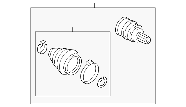 Outer Joint Assembly 5QM-498-099-G - View 4