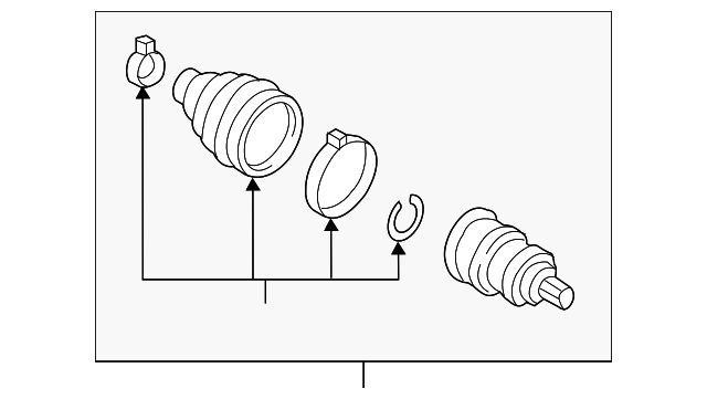 Outer Cv Joint 5Q0-498-099-X - View 2