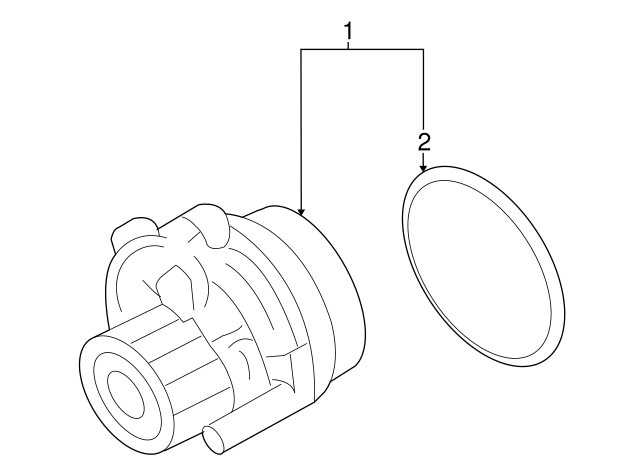 Water Pump Assembly Seal 06A-121-119 - View 12