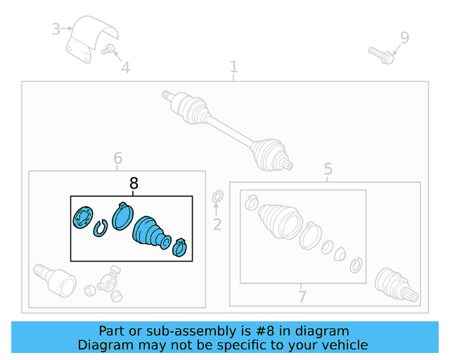 Inner Boot 3Q0-498-201 - View 13